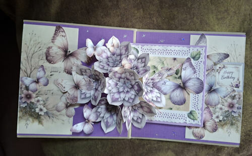 Fairybells lila combi knipvellen 3 stuks voor pop-up en decoupage