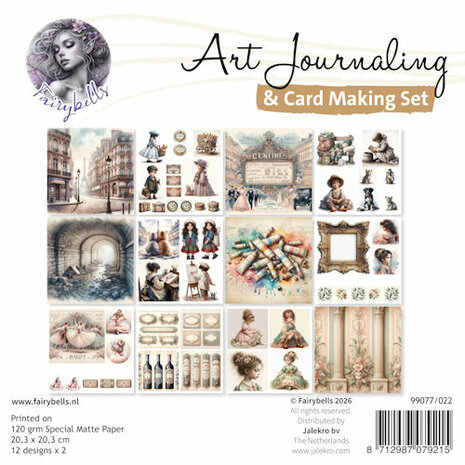 022 Fairybells Art Journaling & Card Making Set A Paris