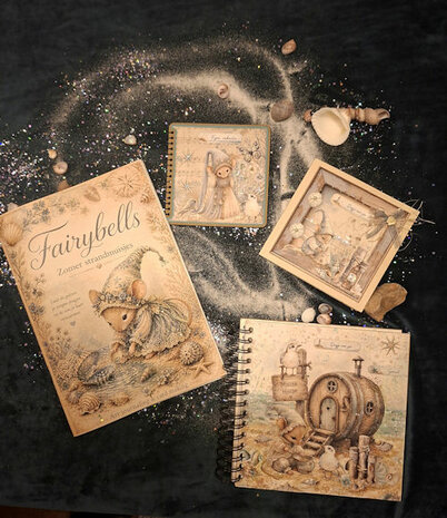 Fairybells Collage boek Zomer strandmuisjes