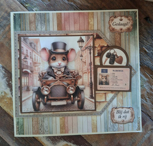 Fairybells 3-D setje Vintage muizen 2