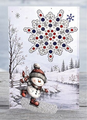3D Pushout Sheet - Berries Beauties - Whimsical Christmas - Snowmen