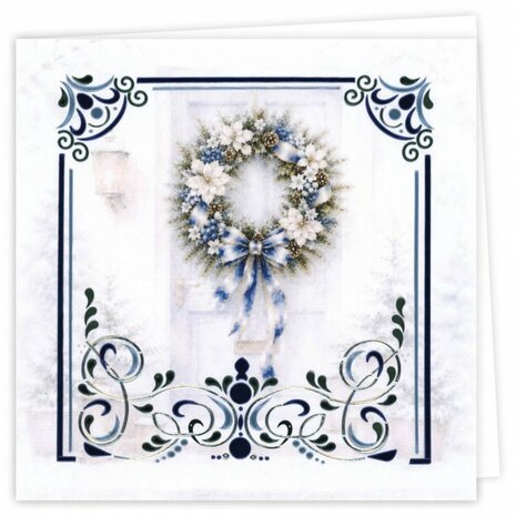 Hobbydots Cards 51 - Blue Christmas Serenity