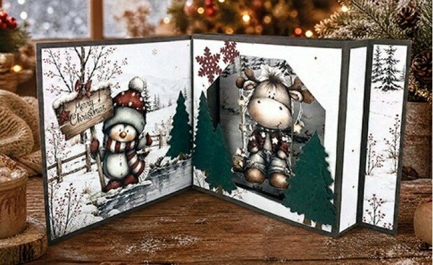 Paperpack - Berries Beauties - Whimsical Christmas 20 x 20 cm