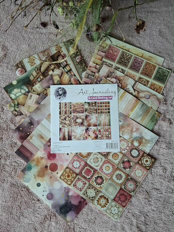Fairybells Art Journaling & Card Making Backgrounds Set Vintage muizen