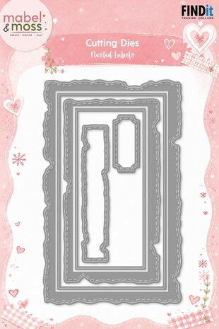 Mabel and Moss Cutting Dies - Nested Labels