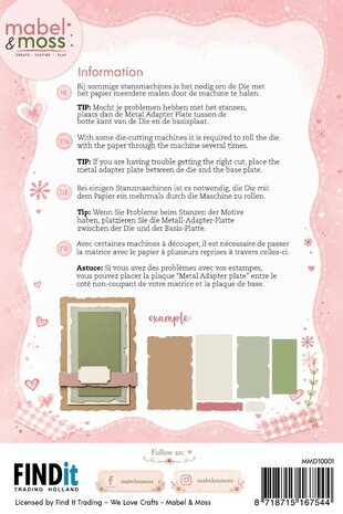 Mabel and Moss Cutting Dies - Nested Labels