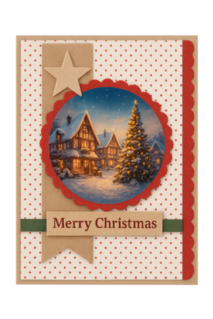 Scenery Push out - Berries Beauties - Magical Winter Village - Square