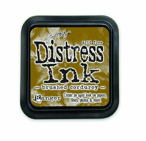 Ranger Tim Holtz Distress Ink Brushed Corduroy detail