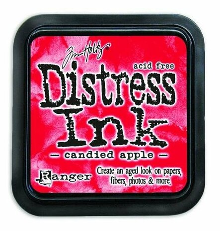Ranger Tim Holtz Distress Ink Candied Apple detail