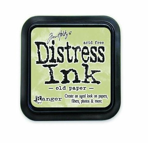 Ranger Tim Holtz Distress Ink Old Paper detail