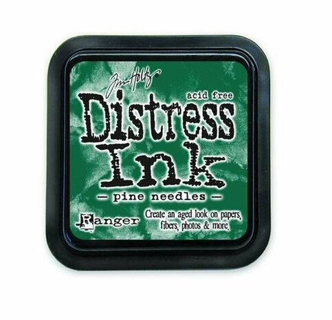 Ranger Tim Holtz Distress Ink Pine Needles detail