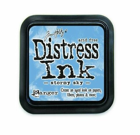 Ranger Tim Holtz Distress Ink Stormy Sky detail