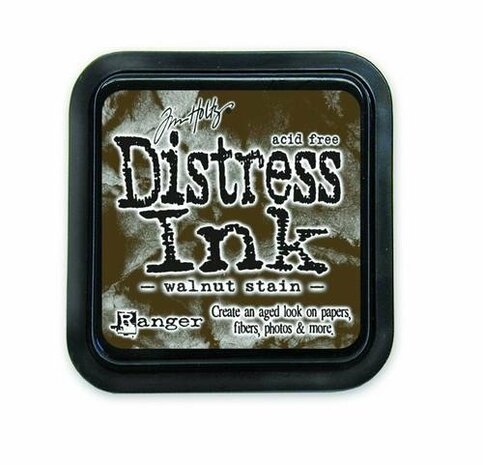 Ranger Tim Holtz Distress Ink Walnut Stain detail
