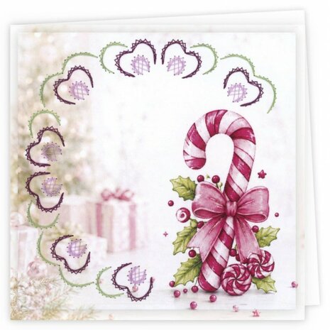 Complete Stitch and Do borduurset voor het maken van drie handgemaakte kaarten.