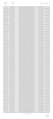 Stickervel 3059 CD Various Lines goud