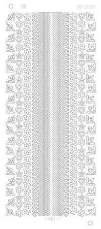 Stickervel 3062 CD Various Lines and Corners 2 Platinum