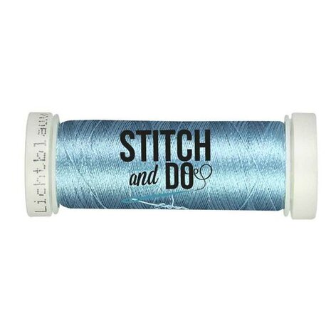 Stitch & Do 200 m - Borduurgaren - Linnen – Lichtblauw