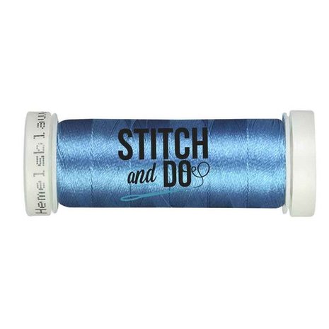 Stitch & Do 200 m - Borduurgaren - Linnen – Hemelsblauw