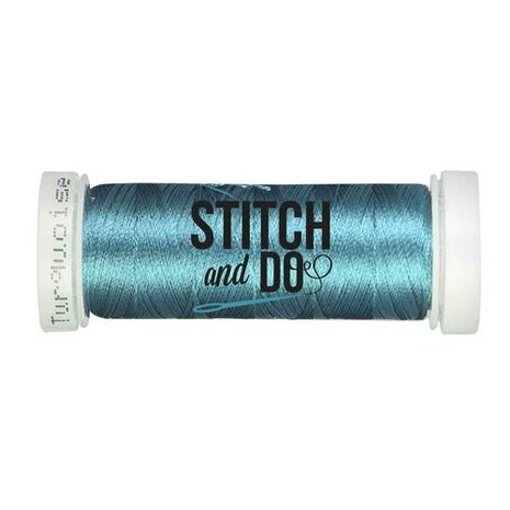 Stitch & Do 200 m - Borduurgaren - Linnen – Turquoise