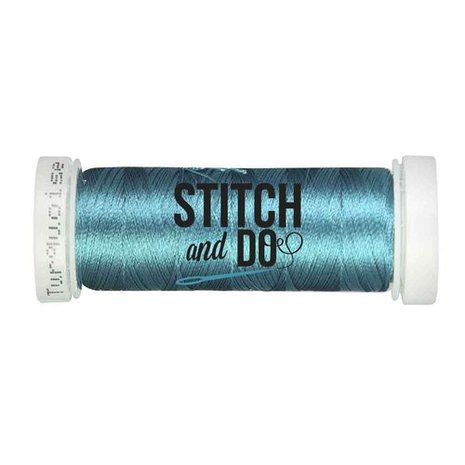Stitch & Do 200 m - Borduurgaren - Linnen – Turquoise