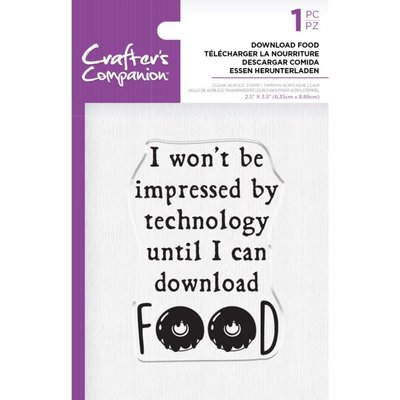 Crafter's Companion Download Food Clear Stamps (CC-ST-CA-DFOOD)