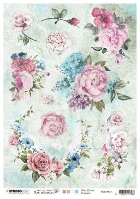 Studio Light Rice Paper A4 vel Jenine's Mindful Art 3.0 nr.21 RICEJMA21 (03-20)