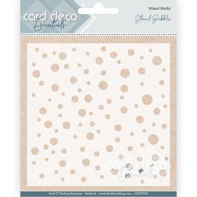CDEST010 Bubbles Stencil by Card Deco Essentials