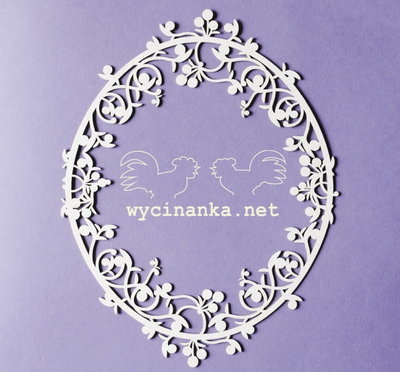 C026 Chipboard - Wycinanka - Frame - 14x18 cm - 1 stuk