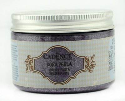 Cadence Dora Perla Met. Relief Pasta donker orchidee 01 083 0011 0150  150 ml