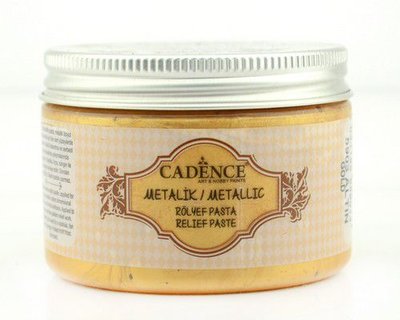 Cadence Metallic Relief Pasta Goud 01 085 5903 0150  150 ml
