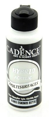 Cadence Hybride acrylverf (semi mat) Ancient - wit 01 001 0003 0120  120 ml