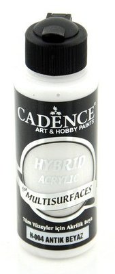 Cadence Hybride acrylverf (semi mat) Antiek wit 01 001 0004 0120  120 ml