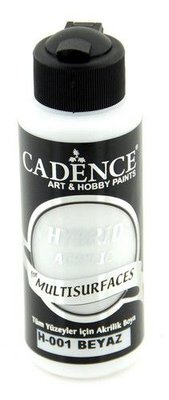 Cadence Hybride acrylverf (semi mat) Wit 01 001 0001 0120  120 ml