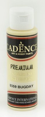 Cadence Premium acrylverf (semi mat) Tarwe geel 01 003 0359 0070  70 ml