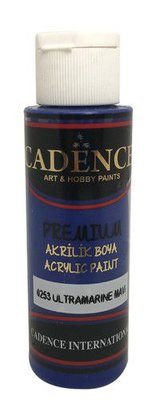 Cadence Premium acrylverf (semi mat) Ultra Marine Blauw 01 003 0253 0070  70 ml