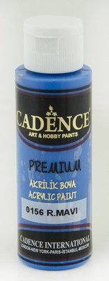 Cadence Premium acrylverf (semi mat) Koningsblauw 01 003 0156 0070  70 ml