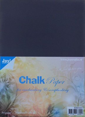 Joy! Crafts Krijtpapier Chalkpaper A4 25vl 8089/0207 250gr