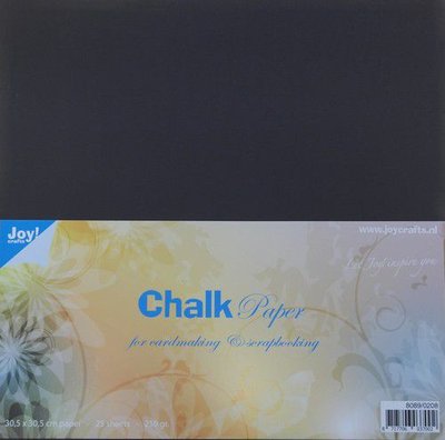 Joy! Crafts Krijtpapier Chalkpaper 30,5x30,5 cm 25vl 8089/0208 250gr