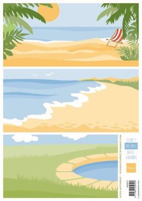 Marianne Design Knipvel Eline's Holiday achtergronden AK0077 A4