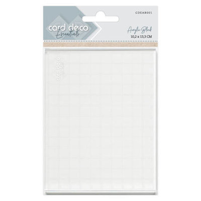 Card Deco Clear Stamp Block 4x5,25" (13,3x10,2cm)