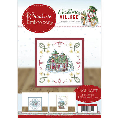 CB10016 Creative Embroidery 16 Yvonne Creations Christmas Village