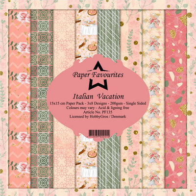 Dixi Craft Italian Vacation 6x6 Inch Paper Pack (PF135)