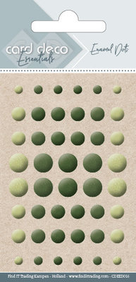 CDEED016 Card Deco Essentials - Enamel Dots Pearl Yellow Green
