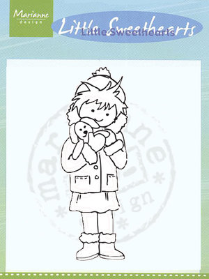 TC0825 Marianne Design Clearstamp Kerst knuffel