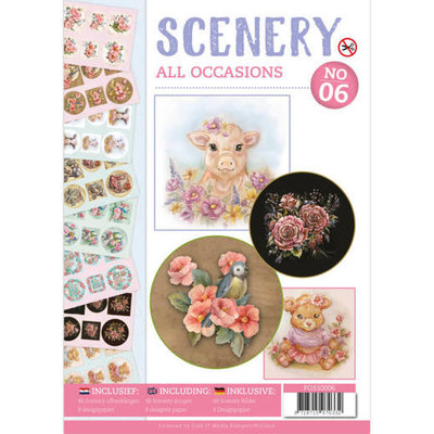 Push Out boek Scenery 6 - All Occasions
