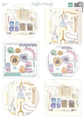 Marianne Design Decoupage Mattie's Mooiste - Haken MB0189 A4 (11-20)