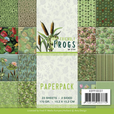 ADPP10037 Paperpack - Amy Design - Friendly Frogs