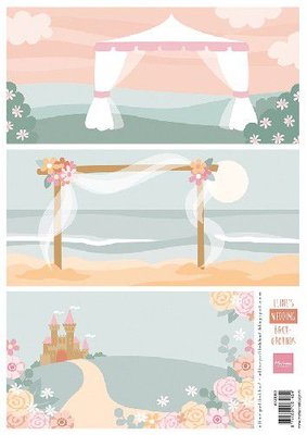 Marianne Design knipvel Eline's Wedding background AK0083 A4 (02-21)