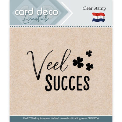 CDECS034 Card Deco Essentials - Clear Stamps - Veel Succes