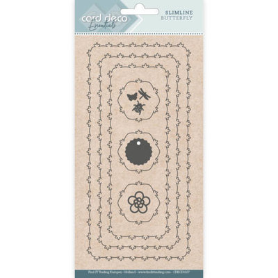 CDECD0107 Card Deco Essentials - Slimline Dies - Slimline Butterfly